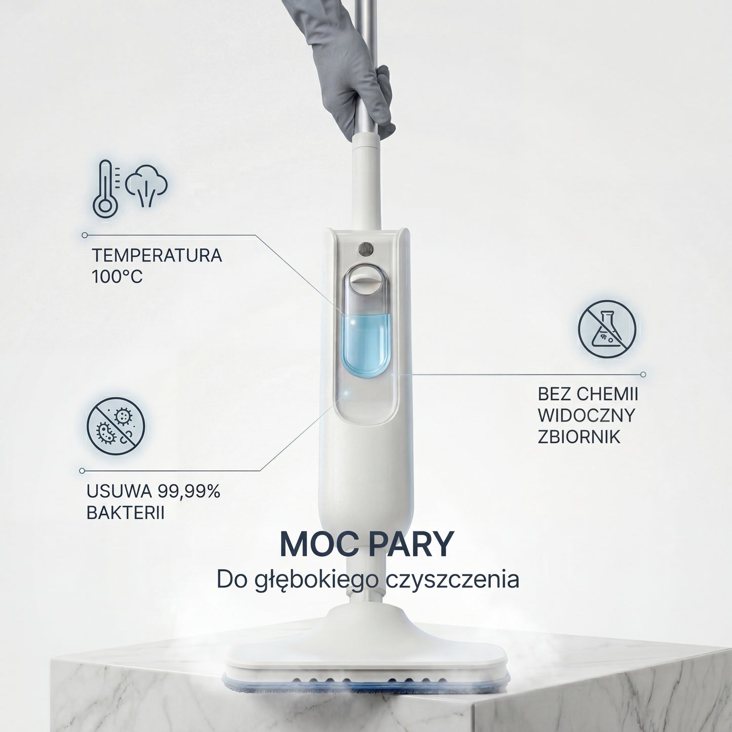 Mop Parowy - Zestaw
